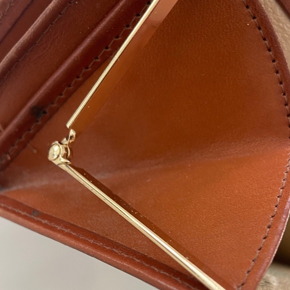 Brown Leather Wallet VINTAGE Dooney and bourse - Picture 7 of 16